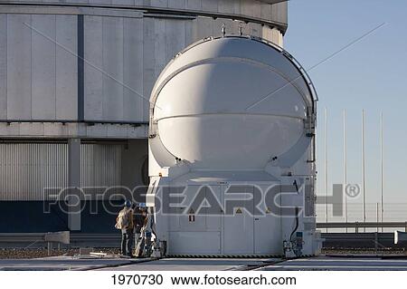 Stock Image - Auxiliary Telescope Operated By The European Southern Observatory At Paranal, Antofagasta Region, Chile. Fotosearch
