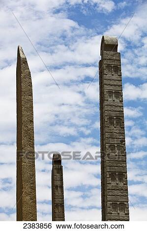 Stock Photograph - Axum at The Church of Our Lady Mary of Zion; Tigray, Ethiopia. Fotosearch