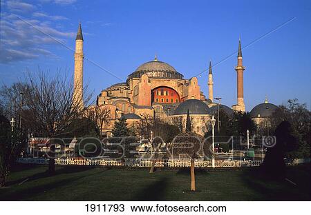 Stock Image - Aya Sofia, (Sancta Sofia), Istanbul, Turkey. Fotosearch