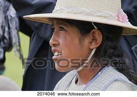 Aymara Girl On Isla De La Luna (Island Of The Moon), Titicaca Lake, Bolivia View Large Photo Image Stock Photograph - Aymara Girl On Isla De La Luna (Island Of The Moon), Titicaca Lake, Bolivia. Fotosearch
