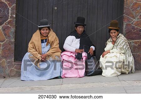 Aymara Women, La Paz, Bolivia View Large Photo Image Stock Image - Aymara Women, La Paz, Bolivia. Fotosearch
