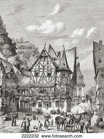 Bacharach, Aka Bacharach Am Rhein, Rhineland-Palatinate, Germany In The 19Th Century. From Pictures From The German Fatherland Published C. 1880. View Large Photo Image Stock Image - Bacharach, Aka Bacharach Am Rhein, Rhineland-Palatinate, Germany In The 19Th Century. From Pictures From The German Fatherland Published C. 1880.. Fotosearch