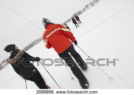 Back View Of Tourists Snowshoeing In Levi, Lapland, Finland View Large Photo Image Stock Photograph - Back View Of Tourists Snowshoeing In Levi, Lapland, Finland. Fotosearch