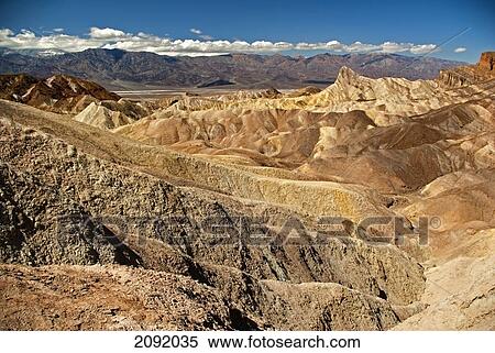Badlands Of Zabriskie Point In Death Valley National Park; California Usa View Large Photo Image Stock Photography - Badlands Of Zabriskie Point In Death Valley National Park; California Usa. Fotosearch