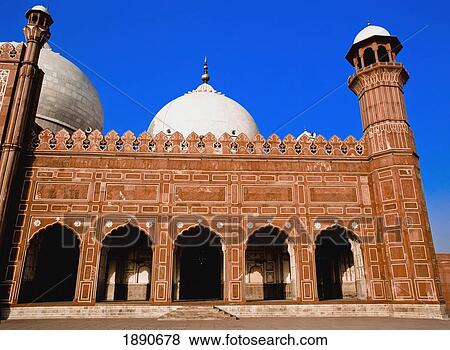 Stock Photo - Badshahi Mosque. Fotosearch
