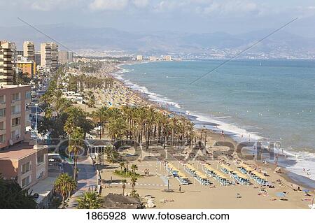 Bajondillo Beach, Torremolinos, Costa Del Sol, Malaga, Spain View Large Photo Image Stock Photo - Bajondillo Beach, Torremolinos, Costa Del Sol, Malaga, Spain. Fotosearch