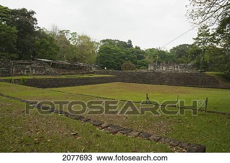 Stock Image - Ball Court, Quirigu. Fotosearch