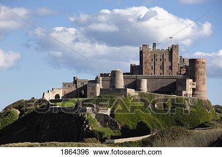 Bamburgh Castle; Bamburgh, Northumberland, England View Large Photo Image Stock Photograph - Bamburgh Castle; Bamburgh, Northumberland, England. Fotosearch