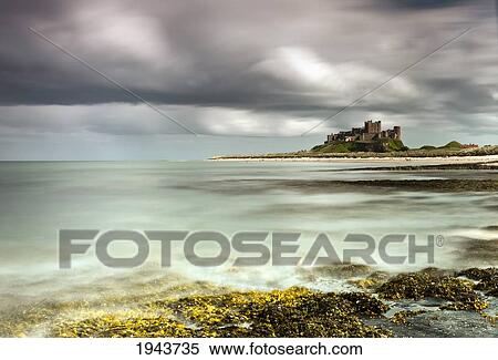 Stock Photography - Bamburgh Castle; Bamburgh Northumberland England. Fotosearch