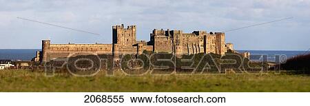 Bamburgh Castle; Bamburgh Northumberland England View Large Photo Image Stock Photography - Bamburgh Castle; Bamburgh Northumberland England. Fotosearch