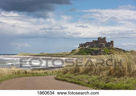 Picture - Bamburgh Castle; Northumberland, England. Fotosearch