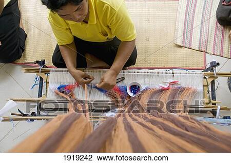 Stock Image - Ban Yang Noi Art And Handicraft Center. Fotosearch