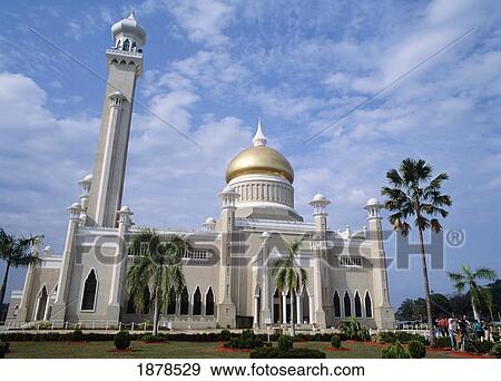 Stock Photo - Bandar Seri Begawan Mosque. Fotosearch