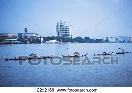Bangkok's beautiful views over the Chao Phraya River; Bangkok, Thailand View Large Photo Image Stock Photo - Bangkok's beautiful views over the Chao Phraya River; Bangkok, Thailand. Fotosearch