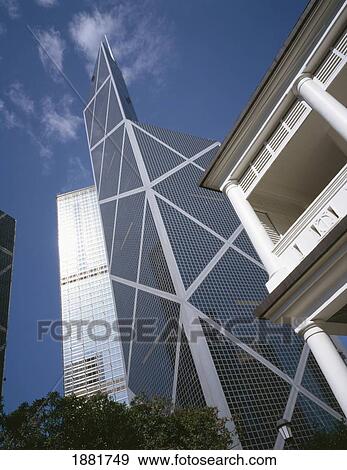 Stock Photo - Bank Of China And Colonial Building. Fotosearch