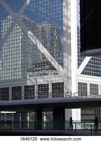 Stock Image - Bank Of China Tower, Detail; Hong Kong, China. Fotosearch