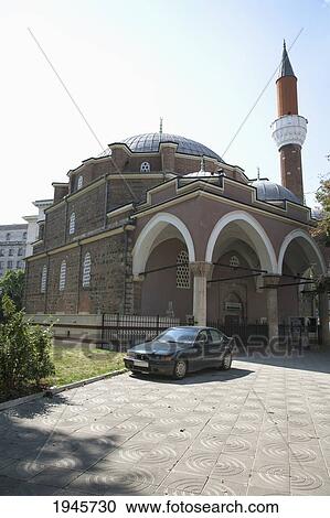 Stock Image - Banya Bashi Mosque, Sofia, Bulgaria. Fotosearch