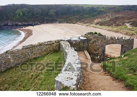 Barafundle Bay along the Pembrokeshire Coast Path; Pembrokeshire, Wales View Large Photo Image Stock Photo - Barafundle Bay along the Pembrokeshire Coast Path; Pembrokeshire, Wales. Fotosearch