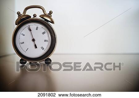 Barometer Shaped Like A Brass Alarm Clock View Large Photo Image Stock Image - Barometer Shaped Like A Brass Alarm Clock. Fotosearch