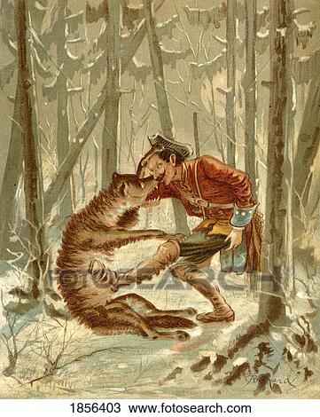 Baron Munchausen's Encounter With A Wolf Illustration By Alphonse Adolf Bichard From The Book The Adventures Of Baron Munchausen Published C1886 View Large Photo Image Stock Image - Baron Munchausen's Encounter With A Wolf Illustration By Alphonse Adolf Bichard From The Book The Adventures Of Baron Munchausen Published C1886. Fotosearch