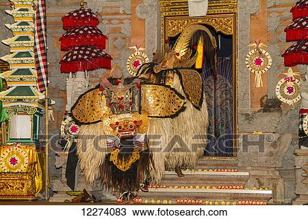 Barong, a mythical lion-like creature in a Barong dance performance by the Raja Peni troupe in the evening, Ubud, Bali, Indonesia View Large Photo Image Stock Image - Barong, a mythical lion-like creature in a Barong dance performance by the Raja Peni troupe in the evening, Ubud, Bali, Indonesia. Fotosearch