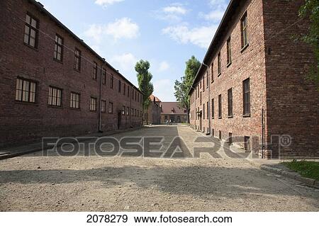 Barracks For Prisoners, Auschwitz Concentration Camp, Oswiecim, Malopolska, Poland View Large Photo Image Stock Photo - Barracks For Prisoners, Auschwitz Concentration Camp, Oswiecim, Malopolska, Poland. Fotosearch