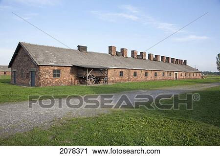 Barracks Of The Men's Camp, Auschwitz-Birkenau Concentration Camp, Oswiecim, Malopolska, Poland View Large Photo Image Stock Image - Barracks Of The Men's Camp, Auschwitz-Birkenau Concentration Camp, Oswiecim, Malopolska, Poland. Fotosearch