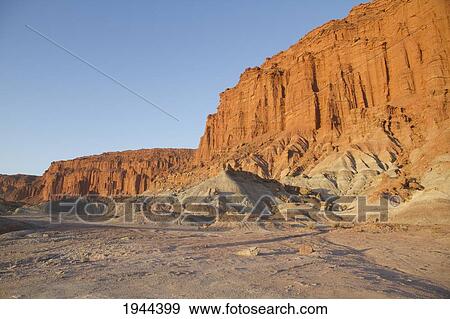 Stock Photo - Barrancas Coloradas, Valle de la Luna (Moon Valley), Ischigualasto Natural Park, San Juan, Argentina. Fotosearch