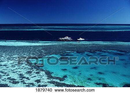 Barrier Reef, High Angle View View Large Photo Image Stock Image - Barrier Reef, High Angle View. Fotosearch