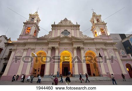 Basilica Cathedral at dusk, Salta, Argentina View Large Photo Image Stock Image - Basilica Cathedral at dusk, Salta, Argentina. Fotosearch