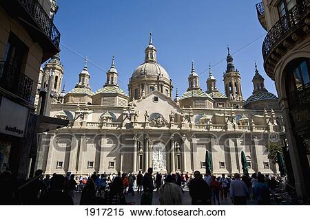Stock Photography - Basilica Del Pilar, Expo 2008. Fotosearch