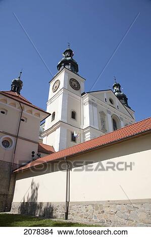 Basilica Of Our Lady Of The Angels, Kalwaria Zebrzydowska Sanctuary, Malopolska, Poland View Large Photo Image Picture - Basilica Of Our Lady Of The Angels, Kalwaria Zebrzydowska Sanctuary, Malopolska, Poland. Fotosearch