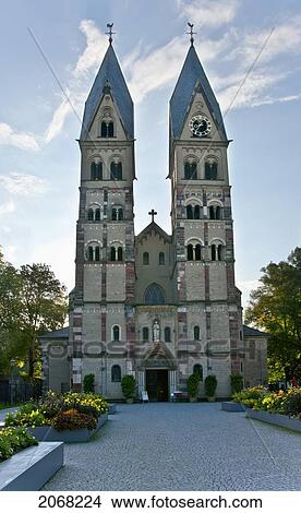 Picture - Basilica Of St. Castor; Koblenz Rhineland-Palatinate Germany. Fotosearch