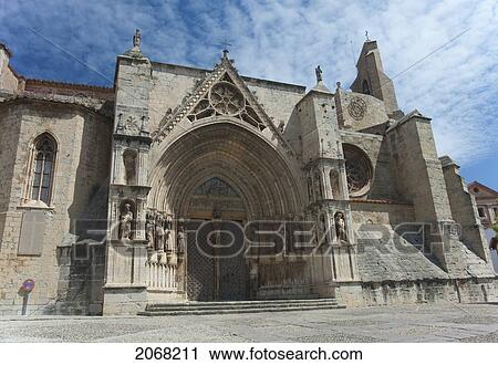 Basilica Santa Maria La Mayor; Morella Spain View Large Photo Image Stock Image - Basilica Santa Maria La Mayor; Morella Spain. Fotosearch
