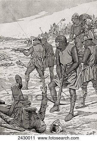 Battle of Bouvines, 1214. From Agenda Buvard du Bon Marche published 1917. View Large Photo Image Stock Image - Battle of Bouvines, 1214. From Agenda Buvard du Bon Marche published 1917.. Fotosearch