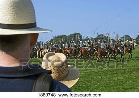 Stock Photo - Battle Of Hastings Re-Enactment. Fotosearch
