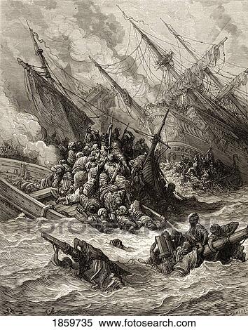 Stock Photography - Battle Of Lepanto Greece1571. Fotosearch