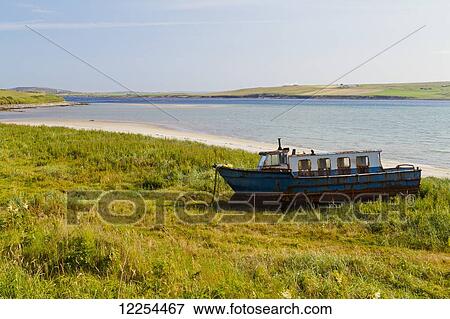 Bay Of Creekland, Sands Of Klebreck; Orkney, Scotland View Large Photo Image Stock Photo - Bay Of Creekland, Sands Of Klebreck; Orkney, Scotland. Fotosearch