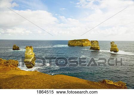 Stock Photography - Bay Of Islands, Victoria, Australia. Fotosearch