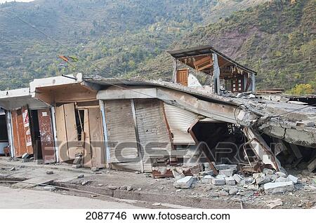 Bazaar Destroyed By The 8 October 2005 Earthquake, Chakothi, Azad Kashmir, Pakistan View Large Photo Image Stock Photograph - Bazaar Destroyed By The 8 October 2005 Earthquake, Chakothi, Azad Kashmir, Pakistan. Fotosearch