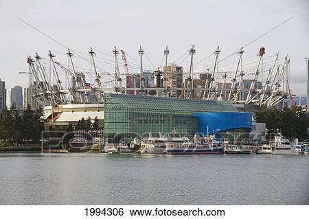 Bc Place Stadium By False Creek, Vancouver, British Columbia, Canada View Large Photo Image Stock Photograph - Bc Place Stadium By False Creek, Vancouver, British Columbia, Canada. Fotosearch