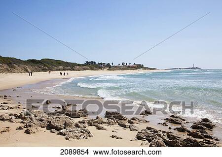 Picture - Beach Along The Coast; Zahora, Andalusia, Spain. Fotosearch