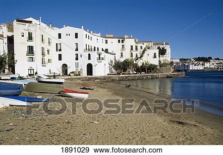 Beach And Houses View Large Photo Image Stock Photo - Beach And Houses. Fotosearch