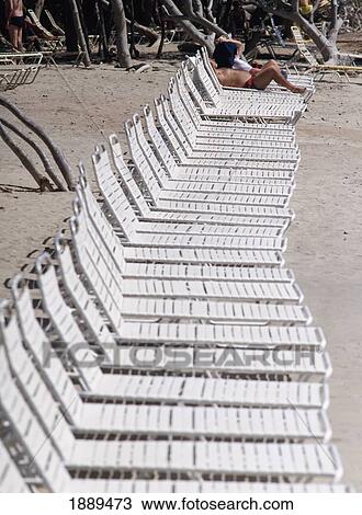 Beach Chairs, Close Up View Large Photo Image Stock Image - Beach Chairs, Close Up. Fotosearch