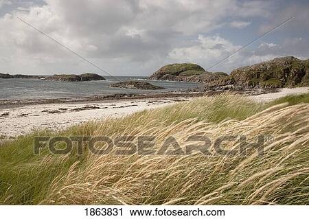 Stock Image - Beach, Island Of Iona, Scotland. Fotosearch