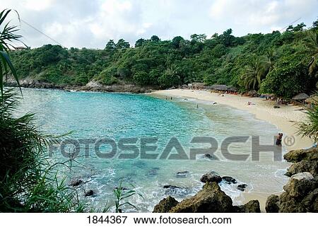 Stock Photo - Beach Resort; Mexico. Fotosearch