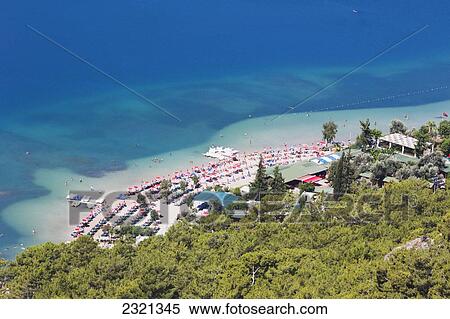 Stock Photography - Beachside resort; Oludeniz, Mugla Province, Turkey. Fotosearch