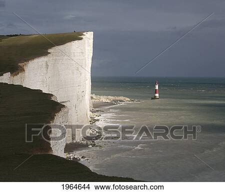 Picture - Beachy Head; South Downs Sussex England. Fotosearch