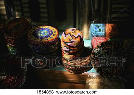 Beadwork At A Market View Large Photo Image Stock Photo - Beadwork At A Market. Fotosearch