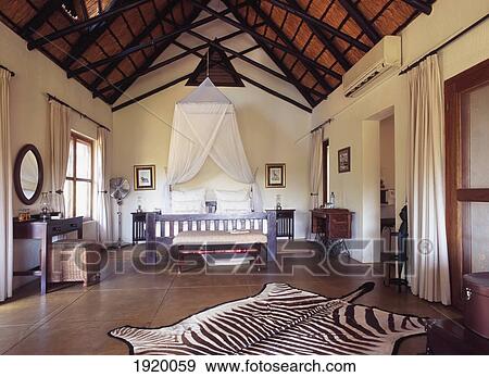 Stock Photo - Bed In Luxury Home. Fotosearch
